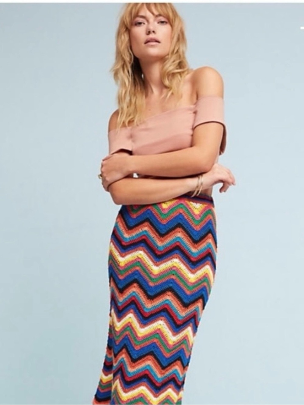 Anthropologie Deletta Ponte Off The Shoulder Top
